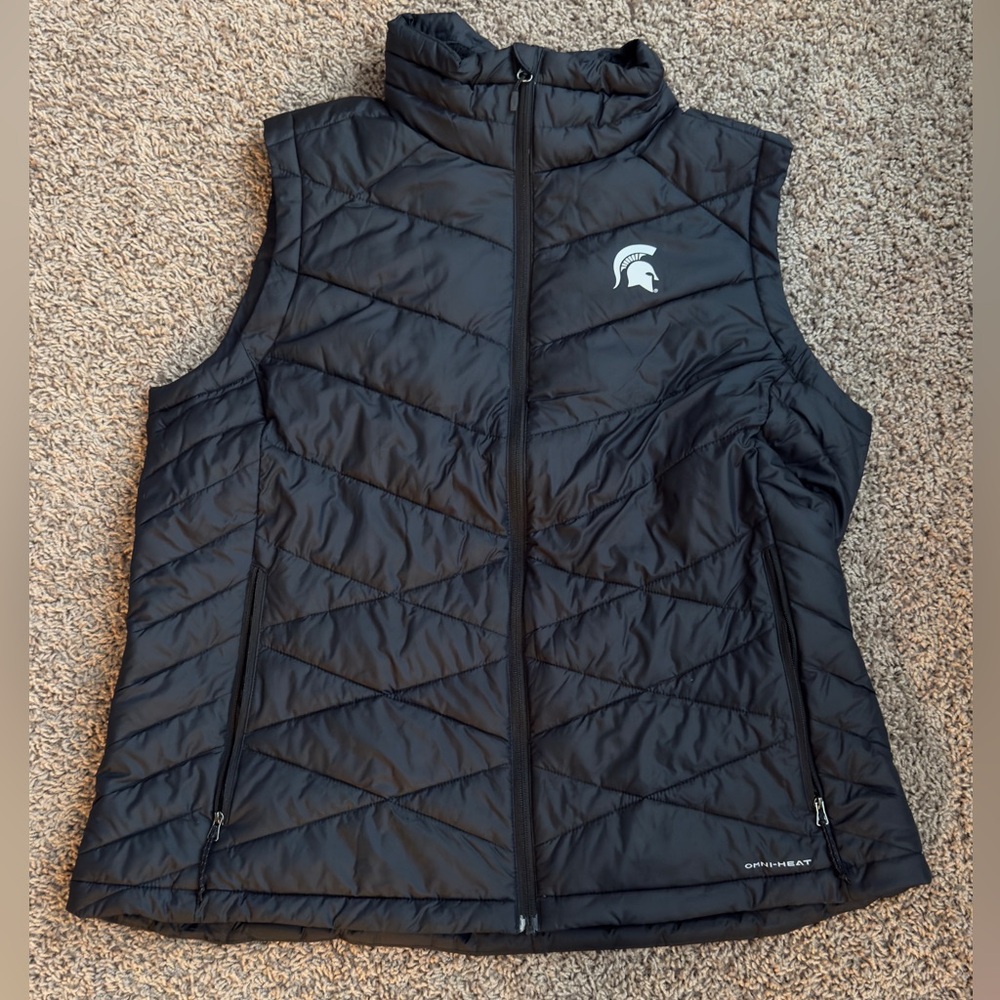 Michigan State University Columbia Puffer Vest Size Adult XXL Women’s